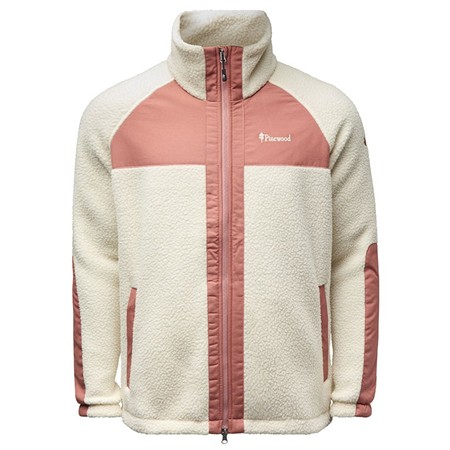 Fleecejakke Dame Pinewood Pile Fleece - Creme/Murstensrosa