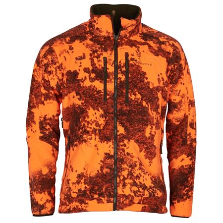 Φλισ Ανδρικό Pinewood Furudal Reversible Camou Fleece - Καφέ/Πορτοκαλί
