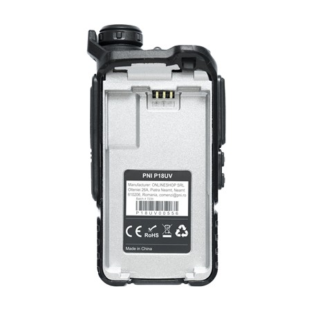 ΦΟΡΗΤΌΣ ΡΑΔΙΟΣΤΑΘΜΌΣ VHF/UHF PNI P18UV