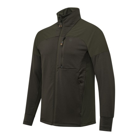 Forro Polar Hombre Beretta Kruma Gridtech Fleece - Musgo Verde