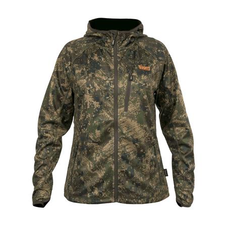 FRAUEN SWEATSHIRT HART STILK-HXT HOODIE - PIXEL FOREST