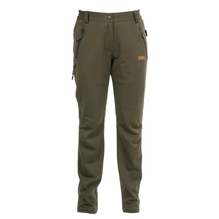 FRAUENHOSE HART STILK-TXT - OLIVE FONCÉ