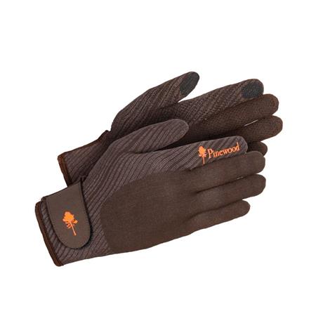 Gants Pinewood Hunters Stretch Extreme - Moss Green/Marron