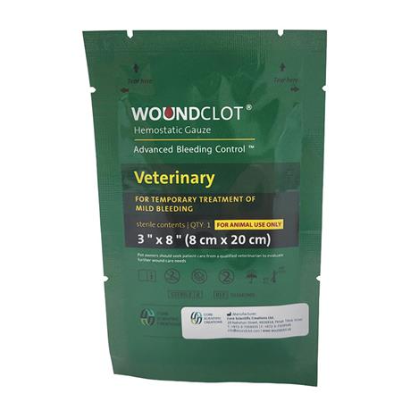 Gază Hemostatică Woundclot Vétérinaire