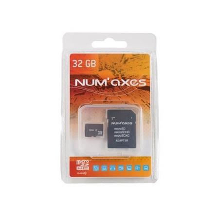 Geheugenkaart Micro Sdhc Numaxes Klasse 10 Met Adapter 32 Gb 32 Gb