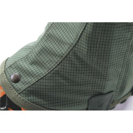 GHETTE RISERVA NYLON/CUIR ARANCIONE