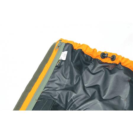 GHETTE RISERVA NYLON/CUIR ARANCIONE