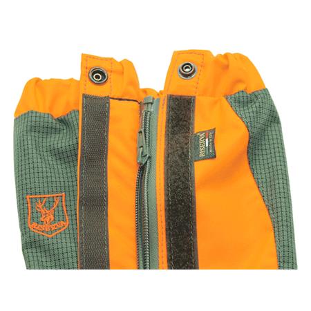 GHETTE RISERVA NYLON/CUIR ARANCIONE