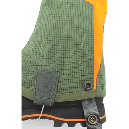 GHETTE RISERVA NYLON/CUIR ARANCIONE