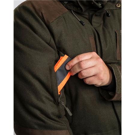 GIACCA DA UOMO PINEWOOD NYDALA INSULATION WOOL - VERDE/MARRONE