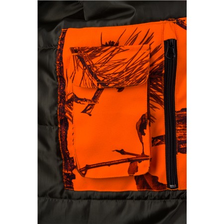 GIACCA DONNA TREELAND DA APPOSTAMENTO CALDA - CAMO ARANCIONE