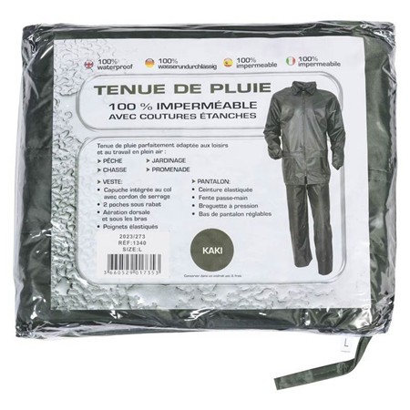 GIACCA IMPERMEABILE + PANTALONE UOMO PERCUSSION