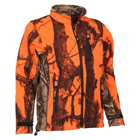 Giacca Junior Percussion Softshell Ghostcamo - Mimetica