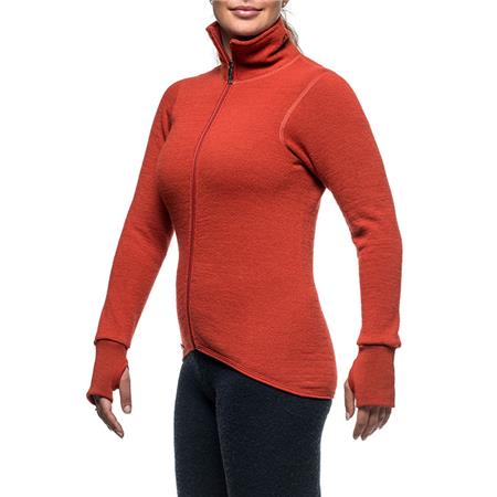 GIACCA MISTA WOOLPOWER FULL ZIP JACKET 400 AUTUMN RED