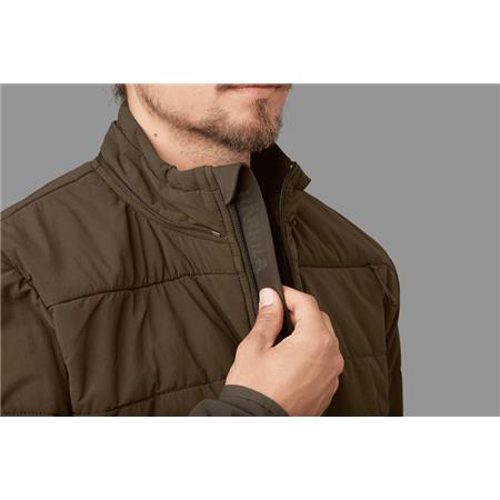 GIACCA UOMO HARKILA COUCHE DU MILIEU INSULATED QUADRATI ARANCIONE
