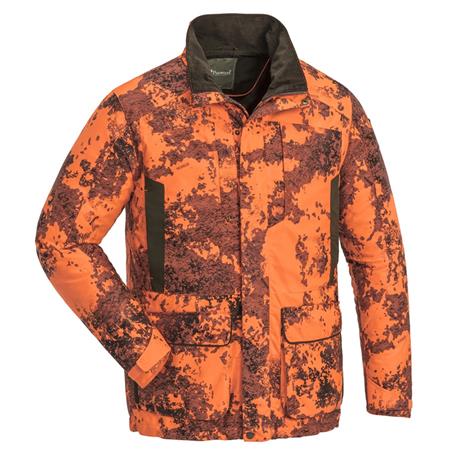 Giacca Uomo Pinewood Red Deer Camou Flc Jkt - Arancione Camo