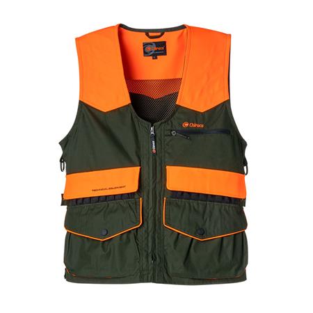 Γιλέκο Κυνηγιού Chiruca Osiris Hi -Vis - Χακί/Πορτοκαλί