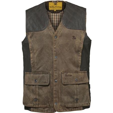 Gilet Ball Trap Heren Ligne Verney-Carron Fox Evo Original - Bruin
