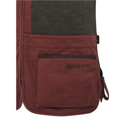 GILET BALL TRAP HOMME BERETTA TEAL SPORTING EVO - MADDER BROWN