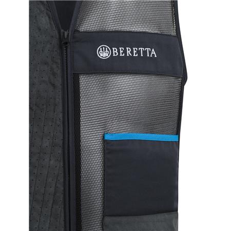 GILET BALL TRAP HOMME BERETTA UNIFORM PRO 20.20 - BLACK/BLUE EXCELL