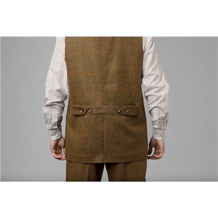 GILET BALL TRAP HOMME HARKILA KENMORE SHOOTING - MARRON