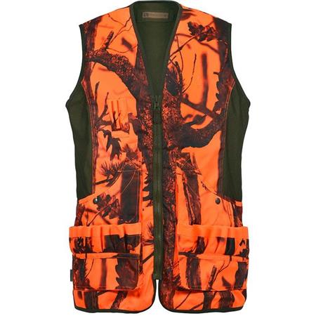 Gilet Chasse Homme Percussion Savane Reversible - Ghost Camo