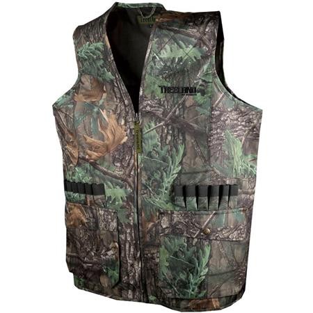 Gilet Chasse Homme Treeland Anti Ronce 252N - Camo 3Dxg