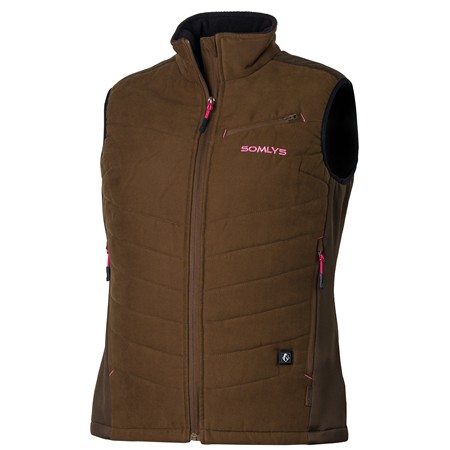 Gilet Chauffant Femme Somlys - Marron