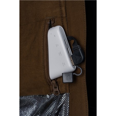 GILET CHAUFFANT HOMME SOMLYS - MARRON