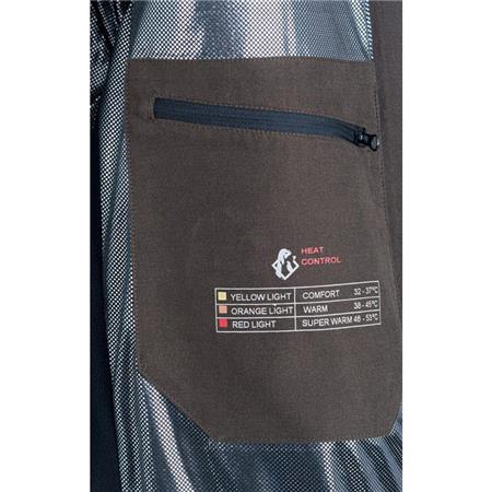GILET DE CHASSE CHAUFFANT PRESTIGE SOMLYS 209 - MARRON