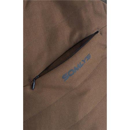 GILET DE CHASSE CHAUFFANT PRESTIGE SOMLYS 209 - MARRON