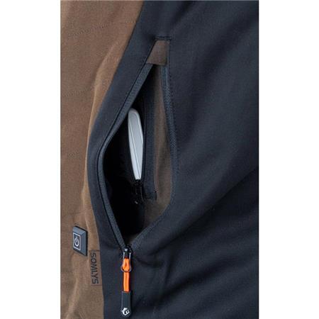 GILET DE CHASSE CHAUFFANT PRESTIGE SOMLYS 209 - MARRON