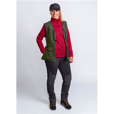GILET DE CHASSE FEMME PINEWOOD DOG SPORTS 2.0 VEST - KAKI