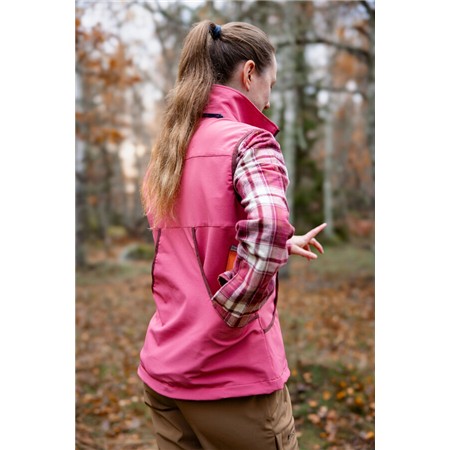GILET DE CHASSE FEMME PINEWOOD DOG SPORTS STRETCH VEST - CHERRY PINK