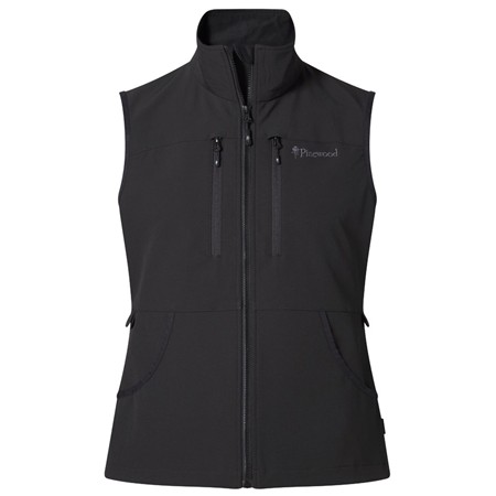 Gilet De Chasse Femme Pinewood Dog Sports Stretch Vest - Noir