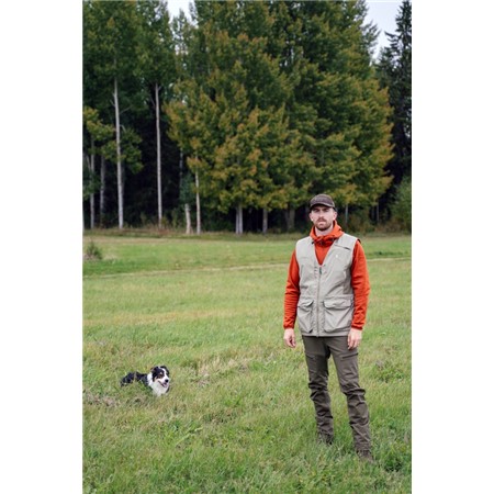 GILET DE CHASSE HOMME PINEWOOD DOG SPORTS 2.0 VEST - KAKI
