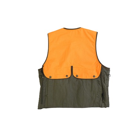 GILET DE CHASSE KAKI/ORANGE HART - TAILLE L OCCASION