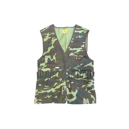 Gilet De Chasse Sans Manche Rtc Camouflage Vert - Taille Xl