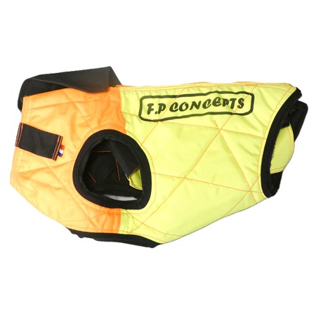 Gilet De Protection F.P Concepts Caumont Avec Cape - Orange/Jaune - Fox 3Cl