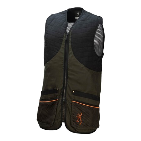 Gilet De Tir Homme Browning Shooting Vest The Classic - Vert