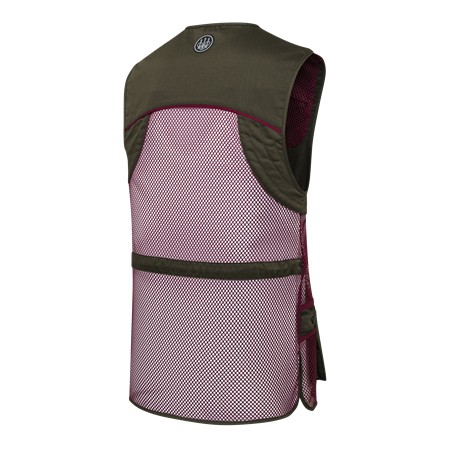 GILET DE TIR MIXTE BERETTA FULL MESH - CORDOVAN SPIRIT/NOIR