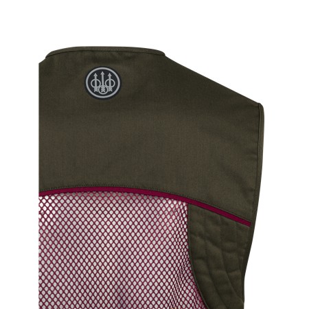 GILET DE TIR MIXTE BERETTA FULL MESH - CORDOVAN SPIRIT/NOIR