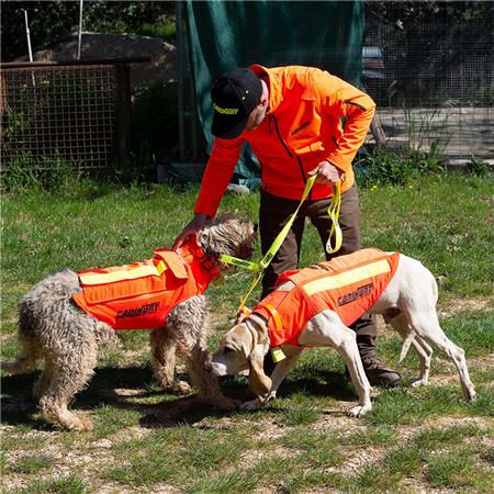 GILET DI PROTEZIONE CANIHUNT DOG ARMOR ORANGE V3