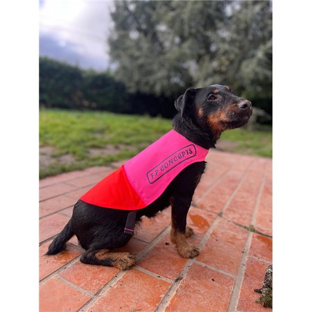 GILET DI VISIBILITÀ PER CANE F.P CONCEPTS - ROSA/ROSSO