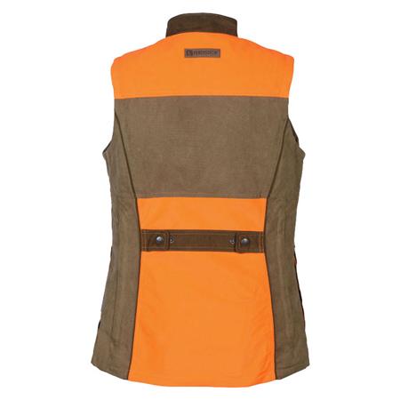 GILET DONNA PERCUSSION RAMBOUILLET ORIGINAL ALTA VISIBILITÀ - MARRÓN/NARANJA - MARRONE/ARANCIONE