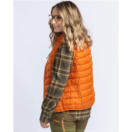 GILET FEMME PINEWOOD ABISKO INSULATION - BURNED ORANGE