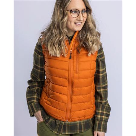 GILET FEMME PINEWOOD ABISKO INSULATION - BURNED ORANGE
