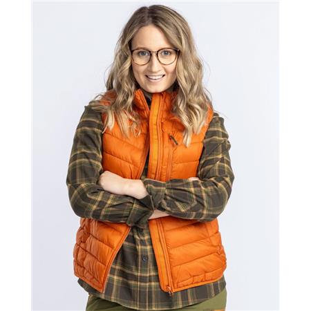 GILET FEMME PINEWOOD ABISKO INSULATION - BURNED ORANGE