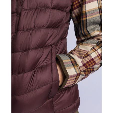GILET FEMME PINEWOOD ABISKO INSULATION - EARTH PLUM