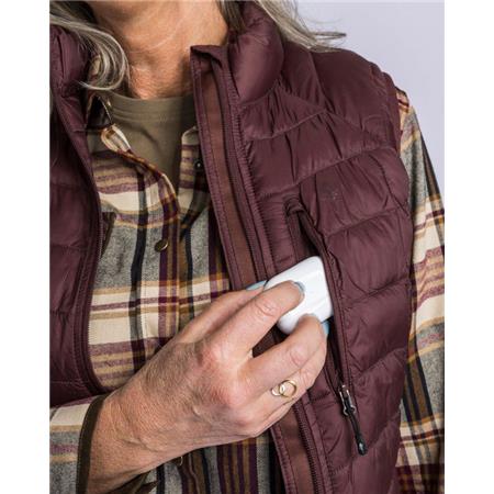 GILET FEMME PINEWOOD ABISKO INSULATION - EARTH PLUM